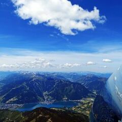 Flugwegposition um 11:32:23: Aufgenommen in der Nähe von Gemeinde Taxenbach, Taxenbach, Österreich in 2763 Meter